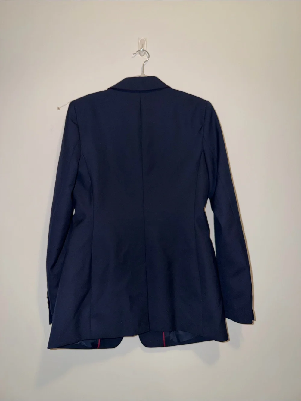 Banana Republic Navy Gold Wool Blend Captains Blazer Coastal Nautical Preppy 4 T - Picture 8 of 9